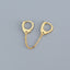 S925 Sterling Silver Chain Earrings
