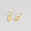 Sterling Silver Geometric Drop Totem Diamond Earrings Earrings