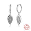 Sterling Silver Geometric Drop Totem Diamond Earrings Earrings
