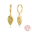 Sterling Silver Geometric Drop Totem Diamond Earrings Earrings