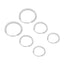 Vintage Glossy Geometry Round Circle Black Gold Silver Color Earrings for Women Kolczyki Damskie Hoop Earring Pendientes Mujer