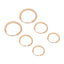 Vintage Glossy Geometry Round Circle Black Gold Silver Color Earrings for Women Kolczyki Damskie Hoop Earring Pendientes Mujer