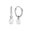 Sterling Silver Pearl Pendant Earrings