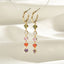Sterling Silver Colorful Zircon Tassel Earrings