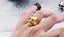 Titanium steel men's skull ring