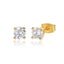 Four-claw Earrings Fashionable Temperament Sterling Silver Needle Hiphop Men And Women Earrings