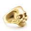 Titanium steel men's skull ring