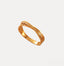 Titanium Steel Gold-plated Pastoral Style Flower Bracelet