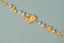 S925 Silver Plated Rhinestone Pearl Ginkgo Bracelet