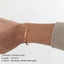 Stainless Steel Cuban Link Chain Twin Bracelet Suit