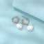 S925 Sterling Silver Baroque Shaped Pearl Earrings