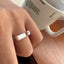 Women's Irregular Bends And Hitches S925 Sterling Silver Opening